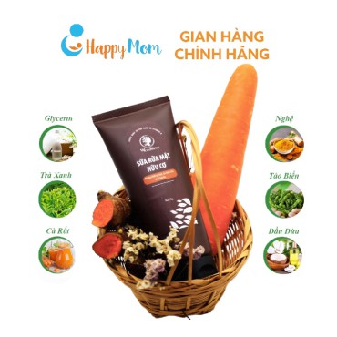 Sữa rửa mặt hữu cơ sạch sâu, an toàn Wonmom 70g